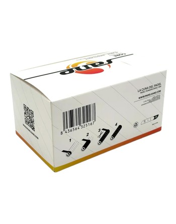 CAJA DE 45 OVERGRIPS SANE CORE LISOS BLANCOS