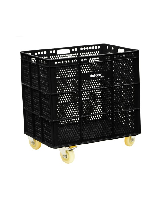 BANASTA CON RUEDAS INOX