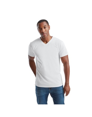 CAMISETA FRUIT OF THE LOOM VALUEWEIGHT V-NECK T ADULTO