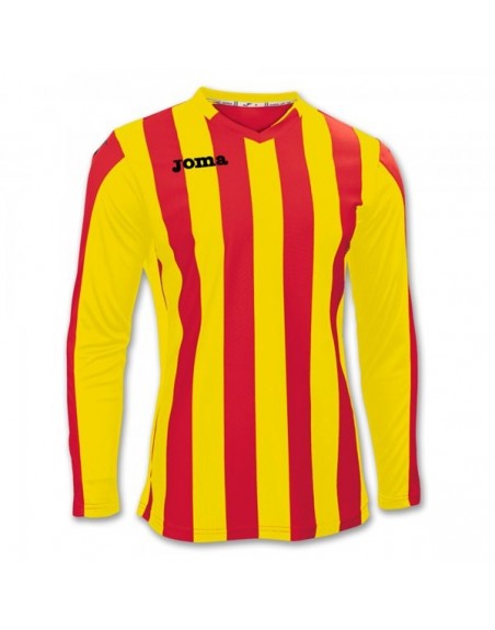 CAMISETA COPA ROJO-AMARILLO M/L