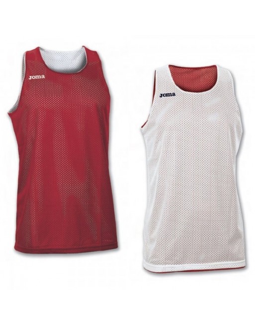 CAMISETA REVERSIBLE ARO ROJO-BLANCO S/M