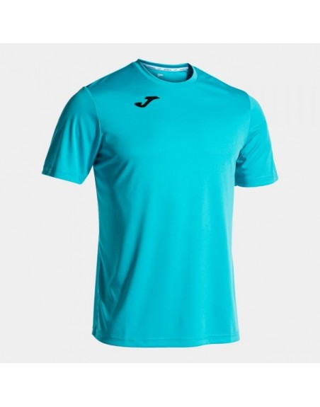 COMBI SHORT SLEEVE T-SHIRT FLUOR TURQUOISE