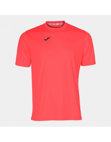 T-SHIRT COMBI CORAL FLUOR S/S