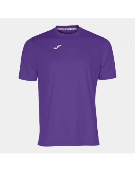 T-SHIRT COMBI PURPLE S/S