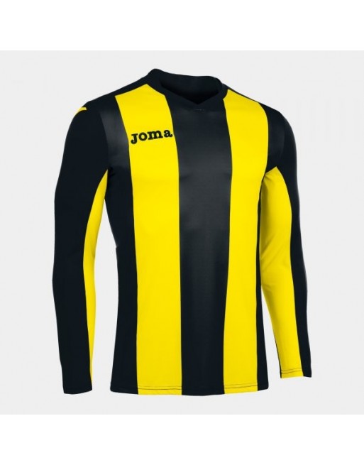 T-SHIRT PISA  BLACK-YELLOW L/S