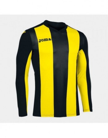T-SHIRT PISA  BLACK-YELLOW L/S
