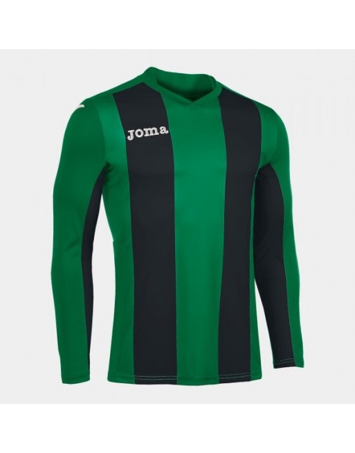 T-SHIRT PISA GREEN-BLACK  L/S