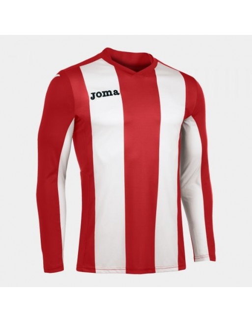 T-SHIRT PISA RED-WHITE L/S