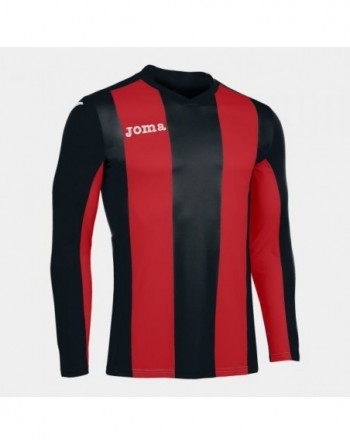 T-SHIRT PISA  RED-BLACK L/S