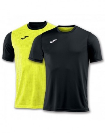 T-SHIRT COMBI REVERSIBLE BLACK-YELLOW S/S