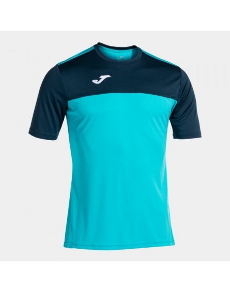 WINNER SHORT SLEEVE T-SHIRT FLUOR TURQUOISE-NAVY