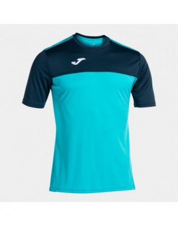WINNER SHORT SLEEVE T-SHIRT FLUOR TURQUOISE-NAVY