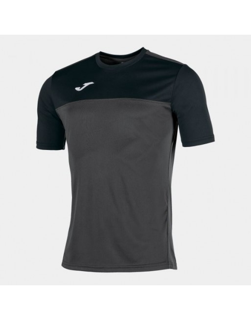 CAMISETA WINNER ANTRACITA-NEGRO M/C