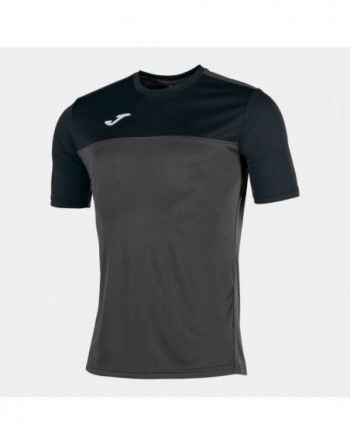 CAMISETA WINNER ANTRACITA-NEGRO M/C