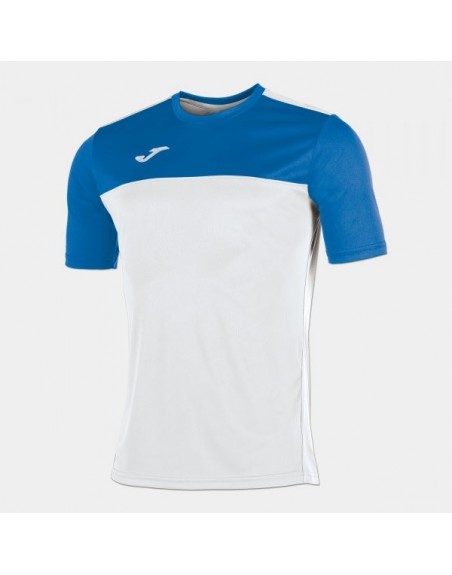CAMISETA WINNER BLANCO-ROYAL M/C