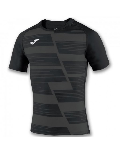CAMISETA HAKA NEGRO-ANTRACITA M/C
