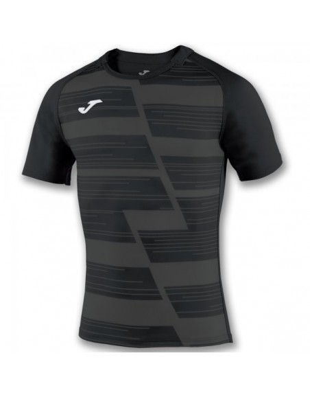 CAMISETA HAKA NEGRO-ANTRACITA M/C