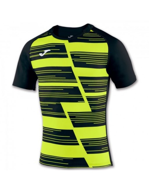 CAMISETA HAKA NEGRO-AMARILLO M/C