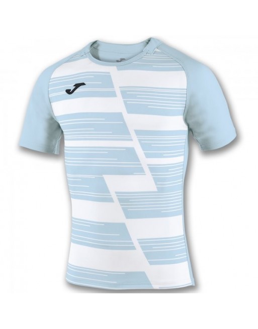 CAMISETA HAKA CELESTE-BLANCO M/C