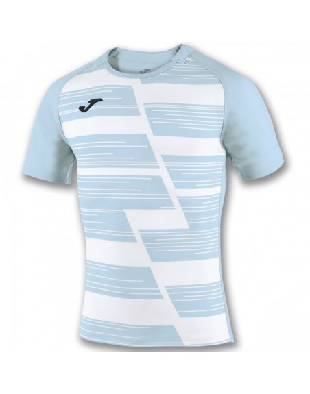 CAMISETA HAKA CELESTE-BLANCO M/C