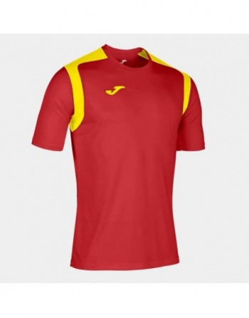 T-SHIRT CHAMPIONSHIP V RED-YELLOW S/S