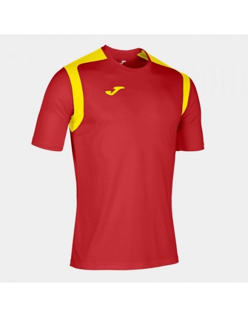 T-SHIRT CHAMPIONSHIP V RED-YELLOW S/S