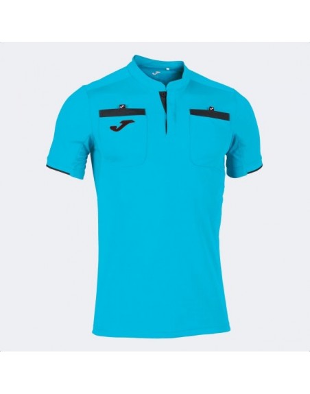 REFEREE SHORT SLEEVE T-SHIRT FLUOR TURQUOISE