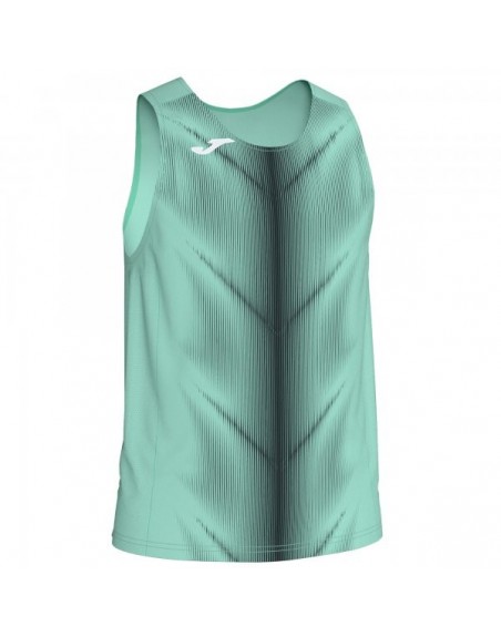 OLIMPIA T-SHIRT GREEN-BLACK SLEEVELESS