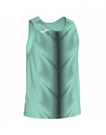 OLIMPIA T-SHIRT GREEN-BLACK SLEEVELESS