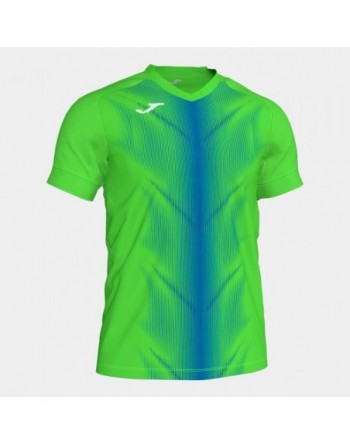 OLIMPIA T-SHIRT FLUOR GREEN-ROYAL S/S