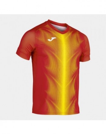 OLIMPIA T-SHIRT RED-YELLOW S/S
