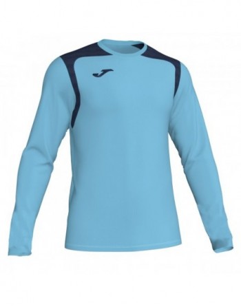 T-SHIRT CHAMPIONSHIP V TURQUOISE-DARK NAVY L/S