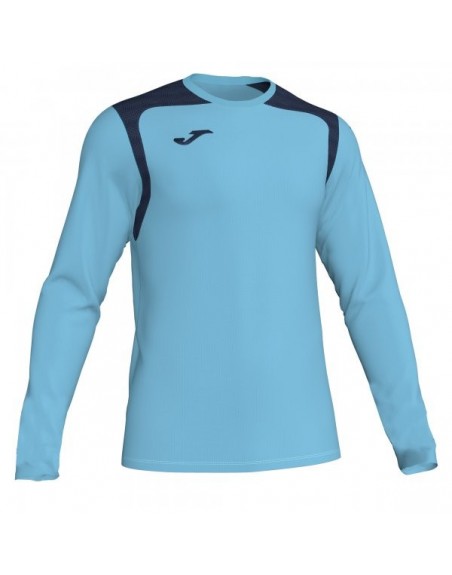T-SHIRT CHAMPIONSHIP V TURQUOISE-DARK NAVY L/S