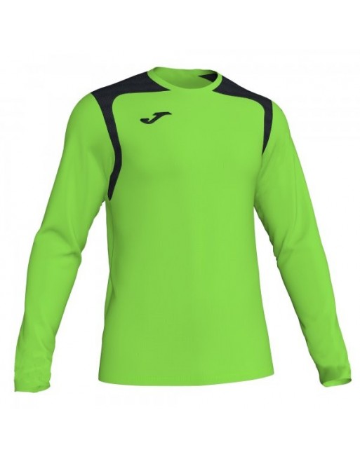 T-SHIRT CHAMPIONSHIP V GREEN FLUOR-BLACK L/S