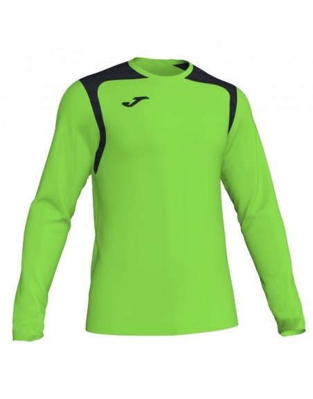 T-SHIRT CHAMPIONSHIP V GREEN FLUOR-BLACK L/S