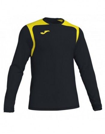 T-SHIRT CHAMPIONSHIP V BLACK-YELLOW L/S