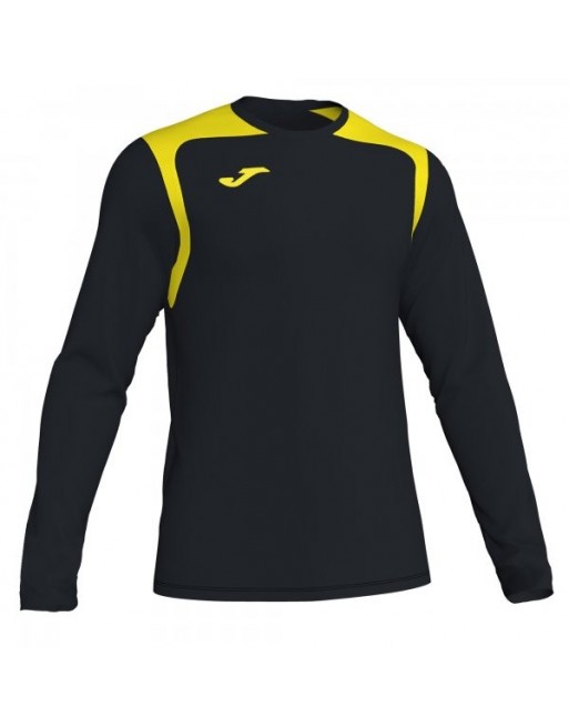 T-SHIRT CHAMPIONSHIP V BLACK-YELLOW L/S