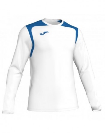 T-SHIRT CHAMPIONSHIP V WHITE-ROYAL NAVY L/S
