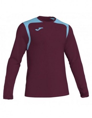 T-SHIRT CHAMPIONSHIP V BURGUNDY-SKY L/S