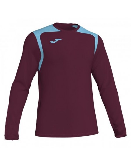 T-SHIRT CHAMPIONSHIP V BURGUNDY-SKY L/S