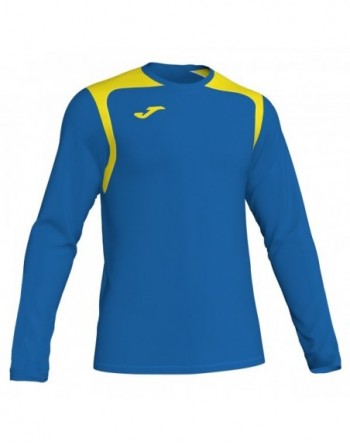 T-SHIRT CHAMPIONSHIP V ROYAL-YELLOW L/S