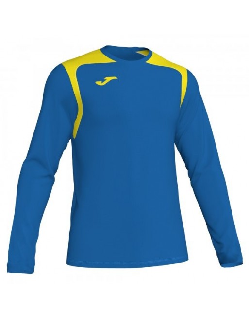 T-SHIRT CHAMPIONSHIP V ROYAL-YELLOW L/S