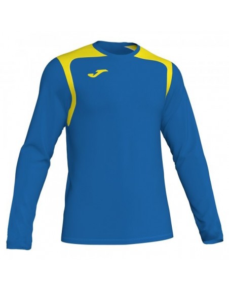 T-SHIRT CHAMPIONSHIP V ROYAL-YELLOW L/S