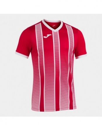 TIGER II T-SHIRT RED-WHITE S/S