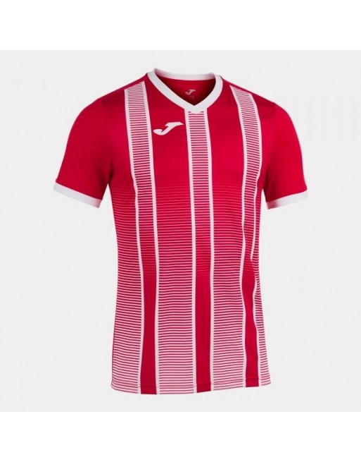 TIGER II T-SHIRT RED-WHITE S/S