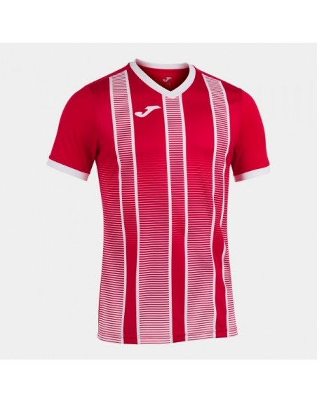TIGER II T-SHIRT RED-WHITE S/S