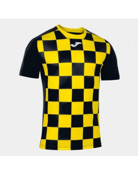 FLAG II T-SHIRT BLACK-YELLOW S/S