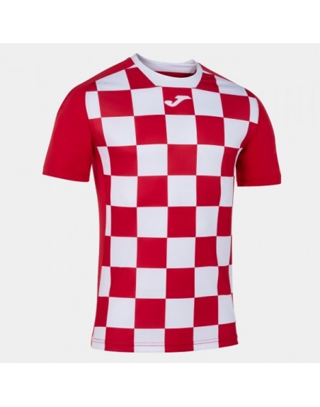 FLAG II T-SHIRT RED-WHITE S/S