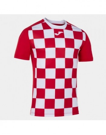 FLAG II T-SHIRT RED-WHITE S/S