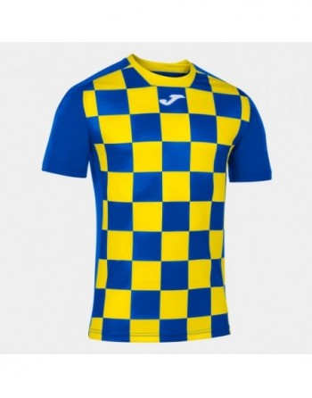 FLAG II T-SHIRT ROYAL-YELLOW S/S